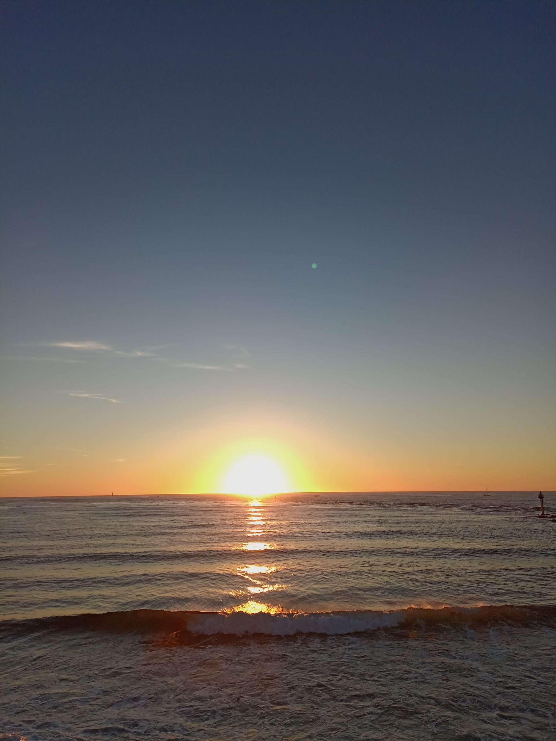 océan atlantique et sunset